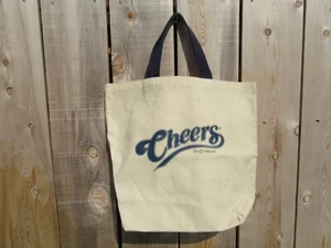 Cheers TV Show Bar Beige Canvas Tote Bag 1989 - Picture 1 of 6