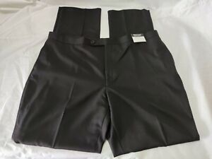 Bolzano Uomo Collezione Men's Black Unhemmed Dress Pants Size 50L 46W.