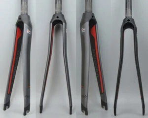 Ultralight Carbon Fiber Fork 700C Road Bike Rigid Fork 1-1/8" Threadless Steerer - Picture 1 of 15