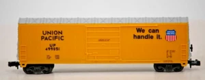 UNION PACIFIC UP 499051 BOXCAR VINTAGE N SCALE YELLOW 1:166 Gauge - Picture 1 of 1