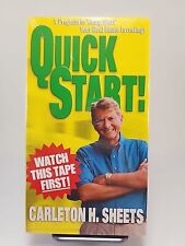 Quick Start! Real Estate Investing Carleton H Sheets VHS New Sealed 