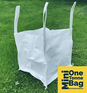 HEAVY DUTY ONE TON BULK LOG GARDEN BAGS STRONG PP REFUSE SACKS MINI 50x50x50CM - Picture 1 of 21