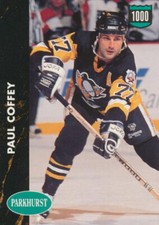 1991-92 Parkhurst French #212 PAUL COFFEY - Pittsburgh Penguins