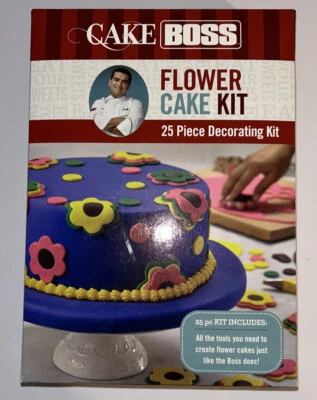 Cake Boss FLOWER CAKE KIT 25 Piece Decorating Kit. Buddy Valastro - Image 1 of 4