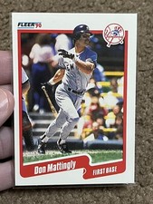 1990 Fleer Baseball Don Mattingly #447 New York Yankees