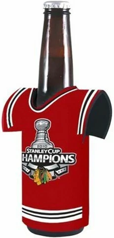 Chicago Blackhawks 2010 Stanley Cup Champions Bottle Jersey Cooler Cover