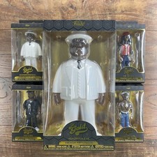 Lot of 5 Funko Gold Premium Rap Hip Hop Series 1 Tupac Lil Wayne Biggie Ice Cube