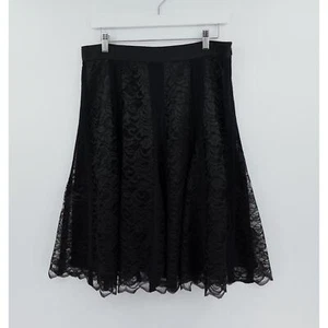 Womens Lace Skirt Size 10 Floral Romantic Goth Witchy Academia - Picture 1 of 19