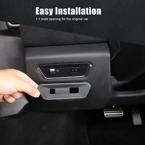 Matt Dry Carbon For Lotus EMIRA 2021-2023 Interior Trunk Switch Frame Trim Cover - Picture 1 of 12