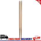 Stainless Steel Chopsticks Tableware Antiskid Food Sticks (Rose Gold)