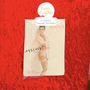 Synergy Stay Up by Wolford S Small Light Nude Glossy Hold-ups - Picture 1 of 6