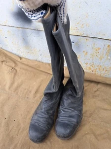 Botas cromadas de oficial ruso soviético Segunda Guerra Mundial talla 41 - Imagen 1 de 13