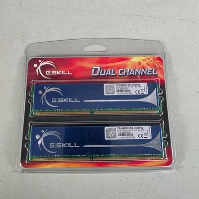 GSkill Dual Channel Desktop Memory Extreme Performance F2-6400CL5D-4GBPQ Kit New - Image 1 of 4