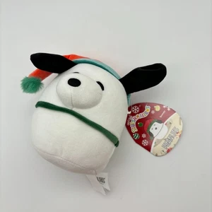 Squishmallows Peanuts 5” Snoopy Santa Hat Christmas Holiday Stuffed Plush Toy - Picture 1 of 3