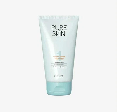 Oriflame Pure Skin Face Wash 150ml | Salicylic Acid | Blemish-Prone Skin. NEW - Image 1 of 3