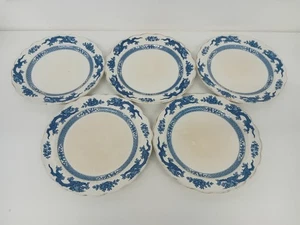 5x BOOTH'S Vintage Blue Dragon Pattern Plates 8.5" Decorative Tableware - Z476 - Picture 1 of 17