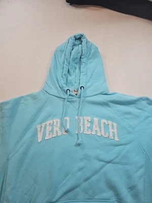 VERO BEACH FLORIDA толстовка «женщин большой» толстовка с капюшоном пуловер светло-синий океан - Изображение 1 из 4