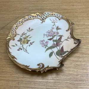 ATQ 19. Jahrhundert ROYAL WORCESTER Kaiserin Netz 8 1/2" Durchmesser Schrankplatte - Bild 1 von 7