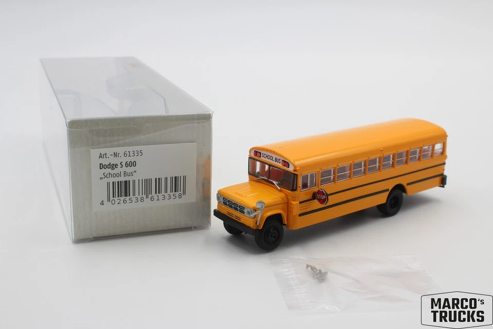 Autobús escolar Brekina Dodge No. 61335 1:87 /BRN2537 Foto 1 de 1