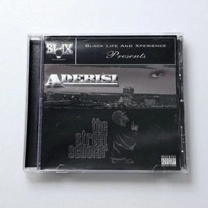 ADEBISI The Street Scholar/ Cd 2005 US RARE Milwaukee Rap/Black Life Xperience - Picture 1 of 17