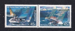 Australia 1994 Compressed Boats Sailing Regatta Sydney Hobart Mi 1439 - 1440 - Picture 1 of 1