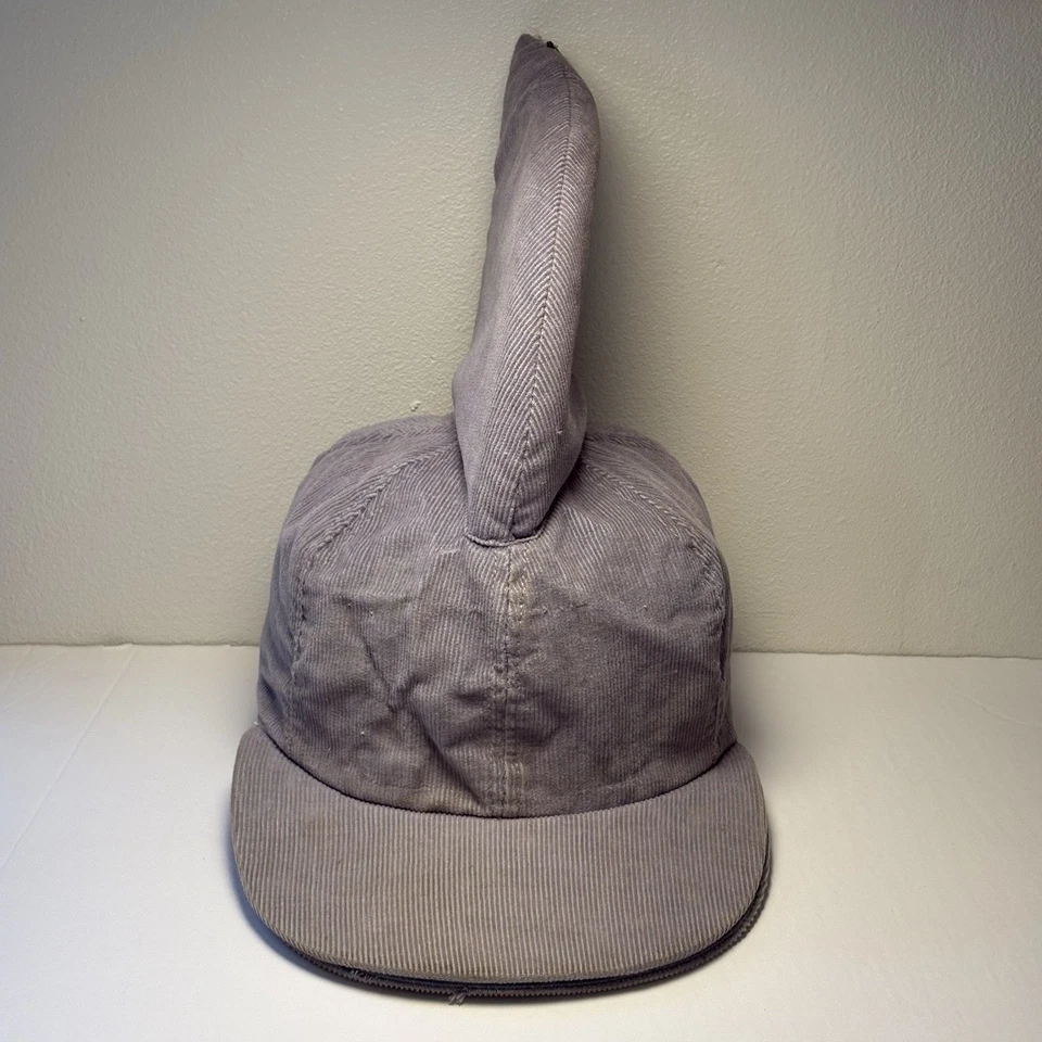 Винтажная 1983 Landshark вельвет шляпа Snap назад крышка большой акулы плавник сделано в США - Изображение 1 из 4