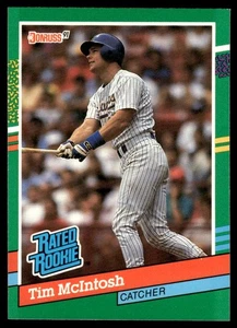 Donruss Tim McIntosh Milwaukee Brewers 1991 #414 - Imagen 1 de 2