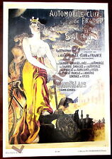 Affiche repro Salon Automobile Club de France 1901 exposition internationale