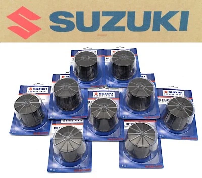 Spin On Oil Filter x9 16510-07J00 Standard Sealing Cartridge OEM Suzuki #R281 - Image 1 of 4
