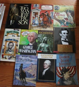 Lot of 11 Children's American History Books Homeschool, Teacher - Picture 1 of 4