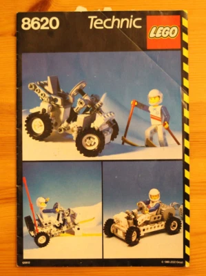Notice Lego Technic Set 8620 Vintage 1986 - Photo 1/4