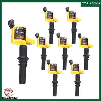 HIGH PERFORMANCE Ignition Coils Set of 8 For 2004-2008 Ford F-150 5.4L #C-652 — 第 1/4 张图片