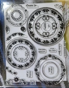 Matches toSpellbinders Clear Stamps Lacy Circles by StampingScrapping. New-Read - Picture 1 of 2