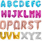 16'' Inch Alphabet Letters Foil Balloon Party Decoration Pretty Pink Gold Silver