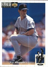 1994 Collector's Choice San Diego Padres Baseball Card #381 Wally Whitehurst