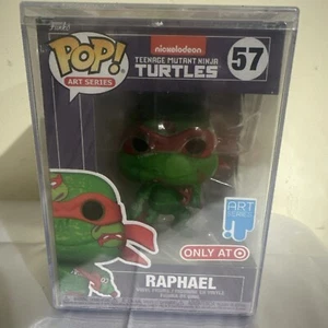Funko Pop! Artist Series Raphael TMN Turtles Vinyl Figure #57 Protector Case New - Picture 1 of 3