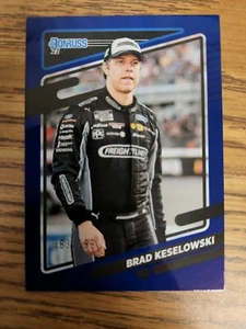 2022 Donruss Racing BLUE Card BRAD KESELOWSKI 063/199 - Picture 1 of 3