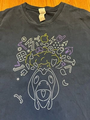Apple logo WWDC 19 Monkey T-SHIRT Blue XXL iPhone App 2xl Extra Extra Large Code - Image 1 of 4