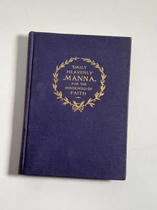 1907 Daily Heavenly Manna Book 121k Ed. Watchtower IBSA Excellent Condition - Picture 1 of 5