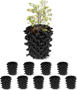 1 Gallon Air Pruning Pots New Plastic Nursery Pots Fruit Vegetable Garden Self-P - Picture 1 of 8