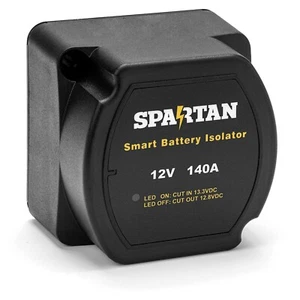 Aislador de batería doble Spartan Power Smart 12V 140A relé sensible a voltaje vs... - Imagen 1 de 7
