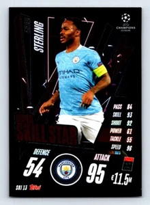 Topps Match Attax Super Skill Star SKI-13 2020/21 Raheem Sterling - Imagen 1 de 10