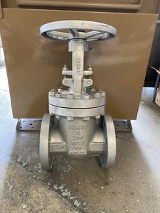 Newco 4 Inch 300 WCB Gate Valve - Picture 1 of 2