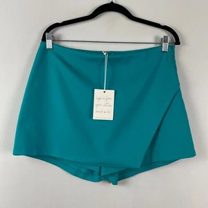 Show Me Your Mumu Teal Suiting Spencer Skort Size Large - Picture 1 of 15