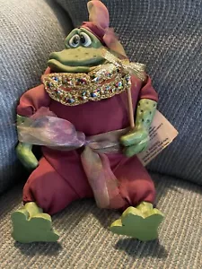 Russ The Country Folks Kelly Frog Shelf Sitter Violetta Toad Critter Factory - Picture 1 of 4