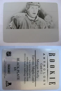 2013-14 Panini Rookie Anthology Printing Plate black Morgan Rielly 1/1 RC - Picture 1 of 1