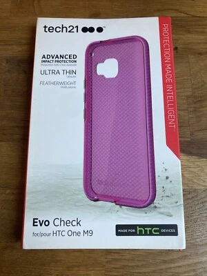 Tech21 ULTRA THIN Evo Check Case for HTC One M9 -  Pink -  ***NEW*** - Image 1 of 2