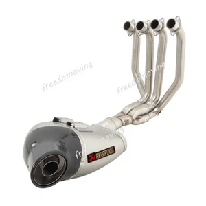 For KOVE 450RR 2023 Slip On Front Link Pipe Exhaust System Muffler Silencer Tips - Foto 1 di 6