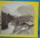 1860s Suisse Stereoview 99 La Vallee De Lauterbrunnen Alpine Club W England