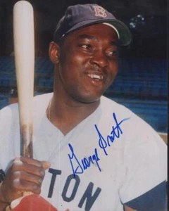 GEORGE SCOTT BOSTON RED SOX SIGNED AUTOGRAPHED 8X10 PHOTO W/ COA - Picture 1 of 1